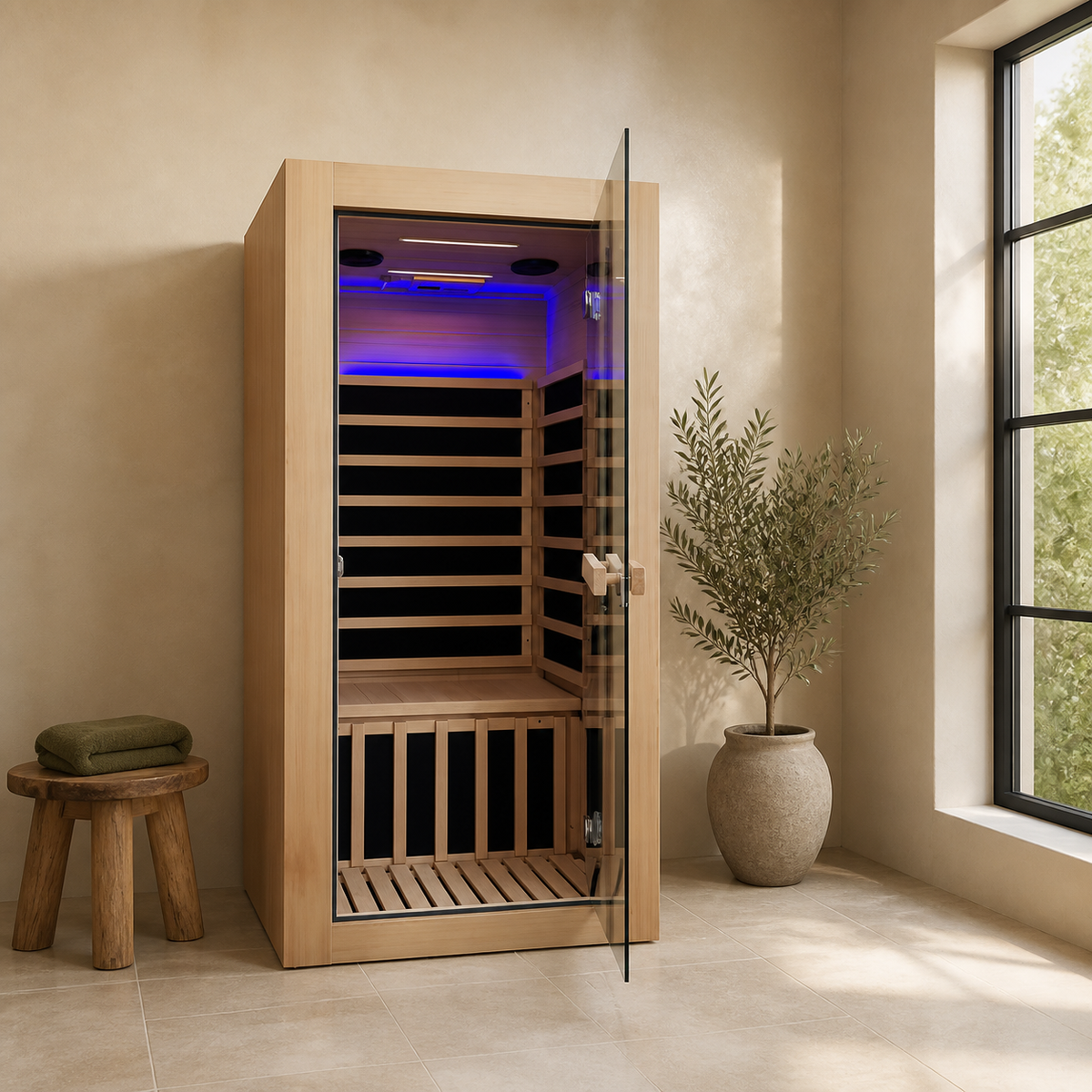 One person